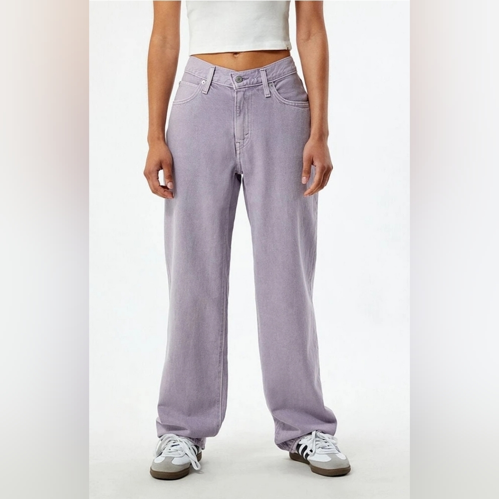Levi's Lavender Mid Rise '94 Baggy Denim Jeans 32 x 31 NWT - Picture 2 of 14